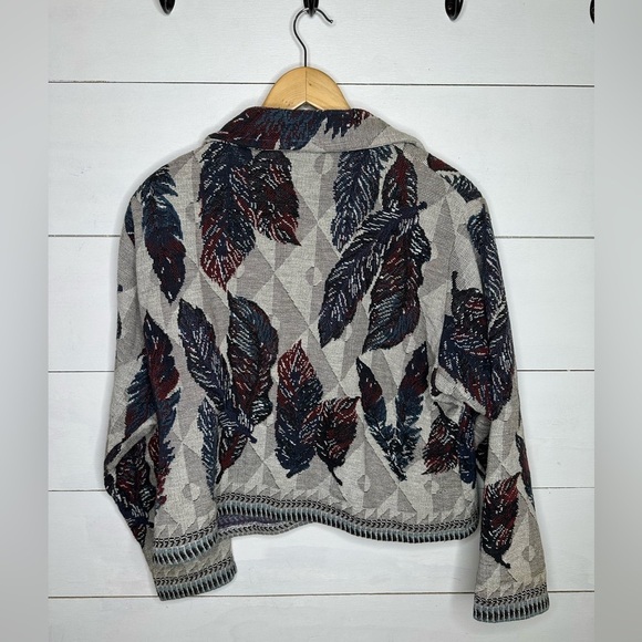 Vintage SouthWest Canyon Tapestry Jacket Feather Aztec Tribal Western Size - 2X - Picture 7 of 7